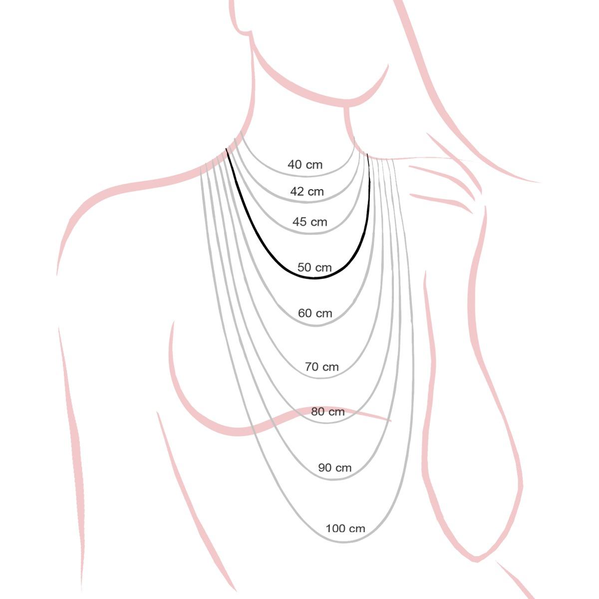 Collana Catena Imperniata sezione mm 2.8 lunghezza cm 50 Bicolore Nero e Acciaio in ACCIAIO