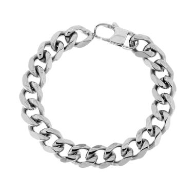 Bracciale Catena Grumetta mm 12 in ACCIAIO