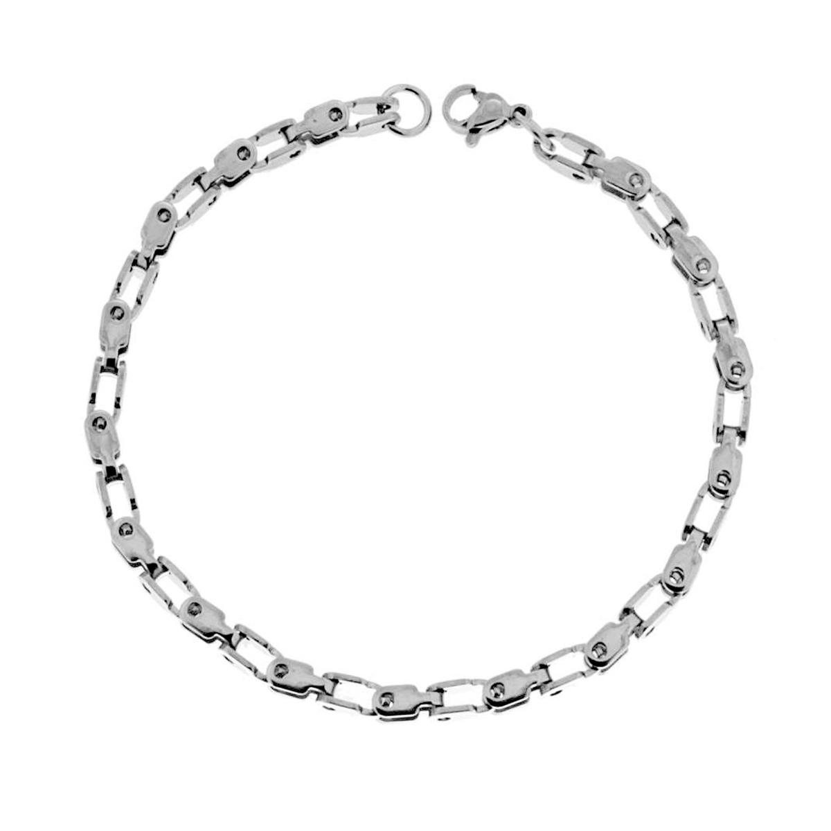 Bracciale Uomo con Catena Acciaio in ACCIAIO