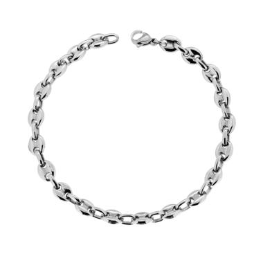 Bracciale Catena Marinara mm 6.2 in ACCIAIO