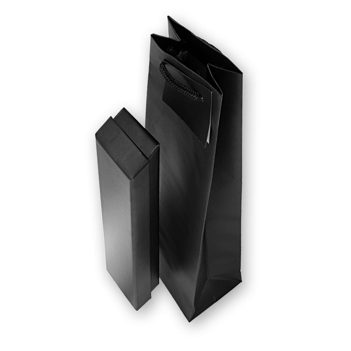 Astuccio bracciale per Gioielli cm 4,7 x 22,3 h 3,0 colore Nero con Shopper inclusa