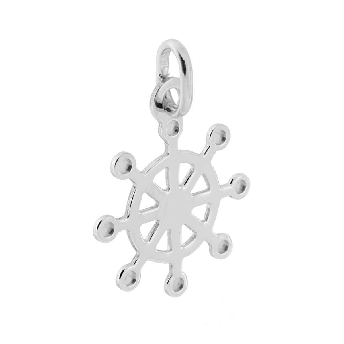 Ciondolo con Sagoma a forma di Timone in ARGENTO 925 Galvanica Rodio