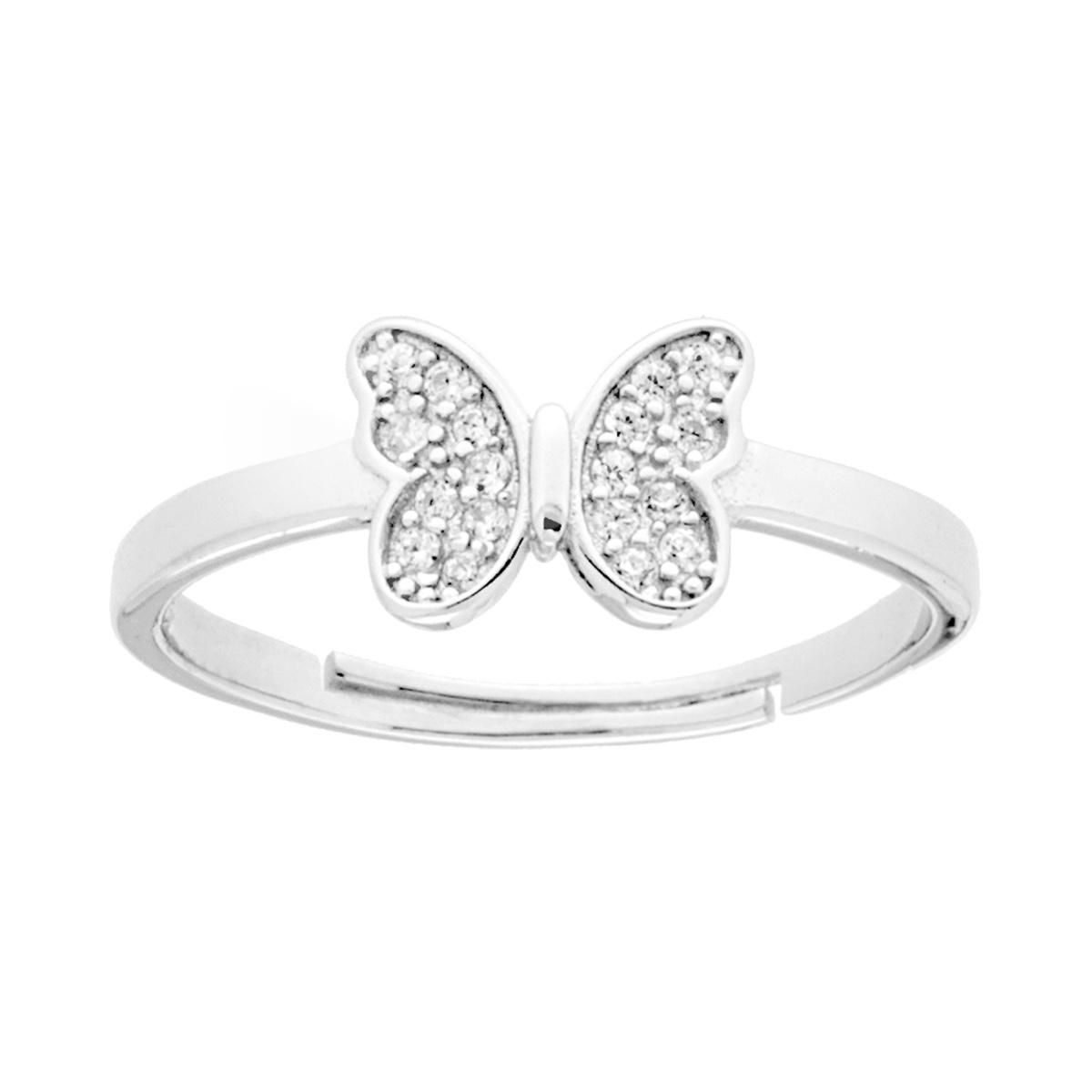 Tuscany Silver Orecchini A Perno Donna Con 2 Farfalle In Zirconia – Argento 925 Ipoallergenico, In Confezione Regalo