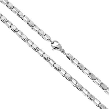 Catena Maglia Imperniata sezione mm 2.8 lunghezza cm 50 in ACCIAIO