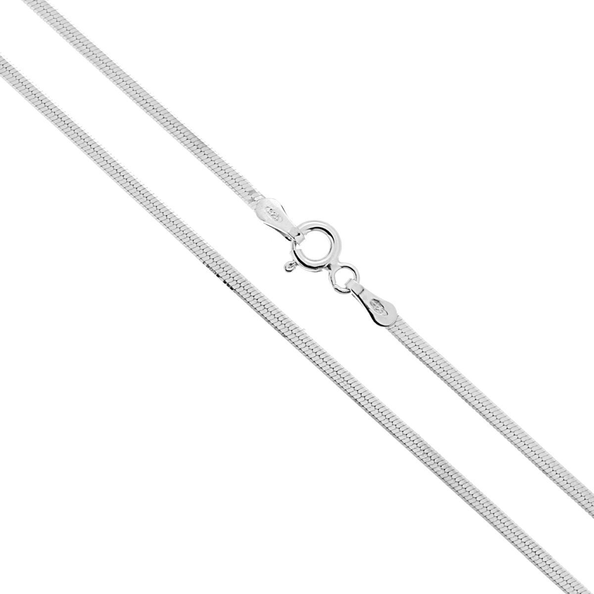 Catena Magik Diamantata 025 sezione mm 1.9 lunghezza cm 40 in ARGENTO 925 Galvanica Rodio