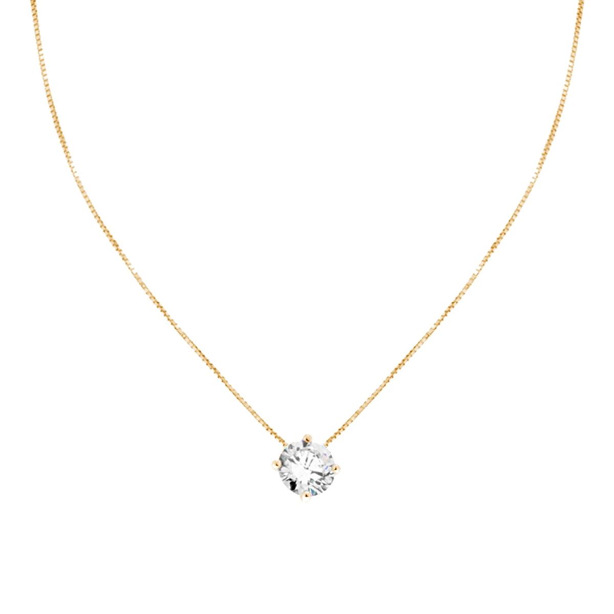 Collana Catena Veneziana Diamantata con Punto Luce mm 7 in ARGENTO 925 Galvanica Oro