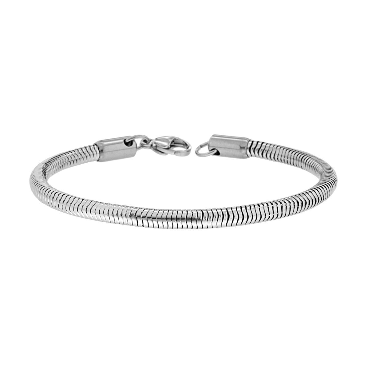Bracciale Catena Coda di Topo in ACCIAIO