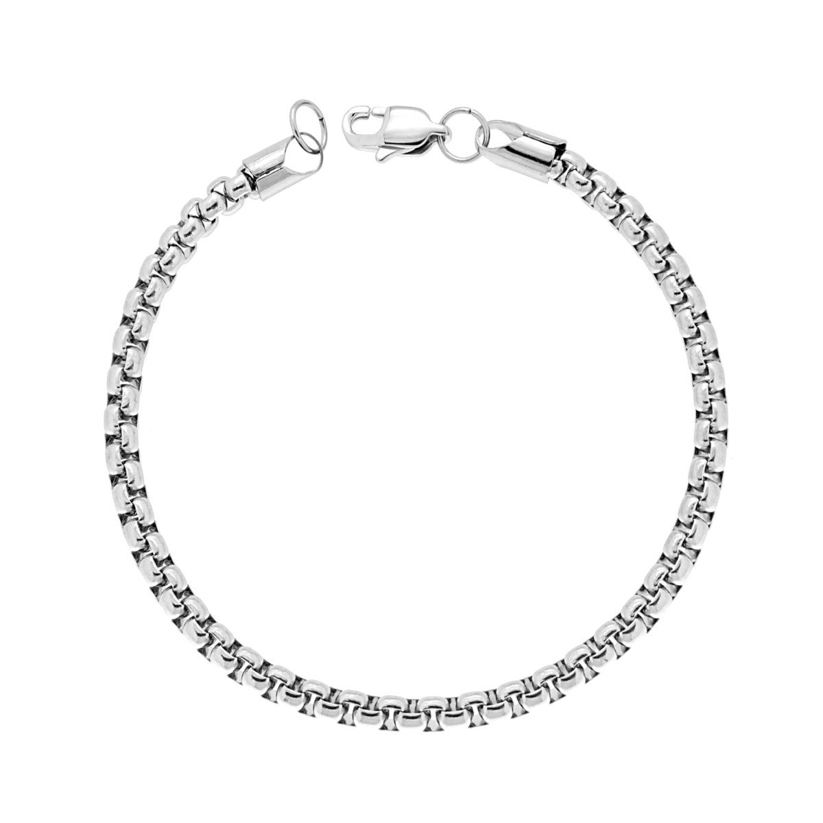 Bracciale Catena Veneziana Tonda in ACCIAIO