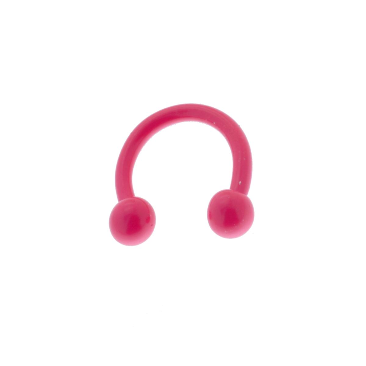 Body Piercing Circular Barbell mm 10 con Palline mm 3 Multicolor in ACCIAIO Chirurgico