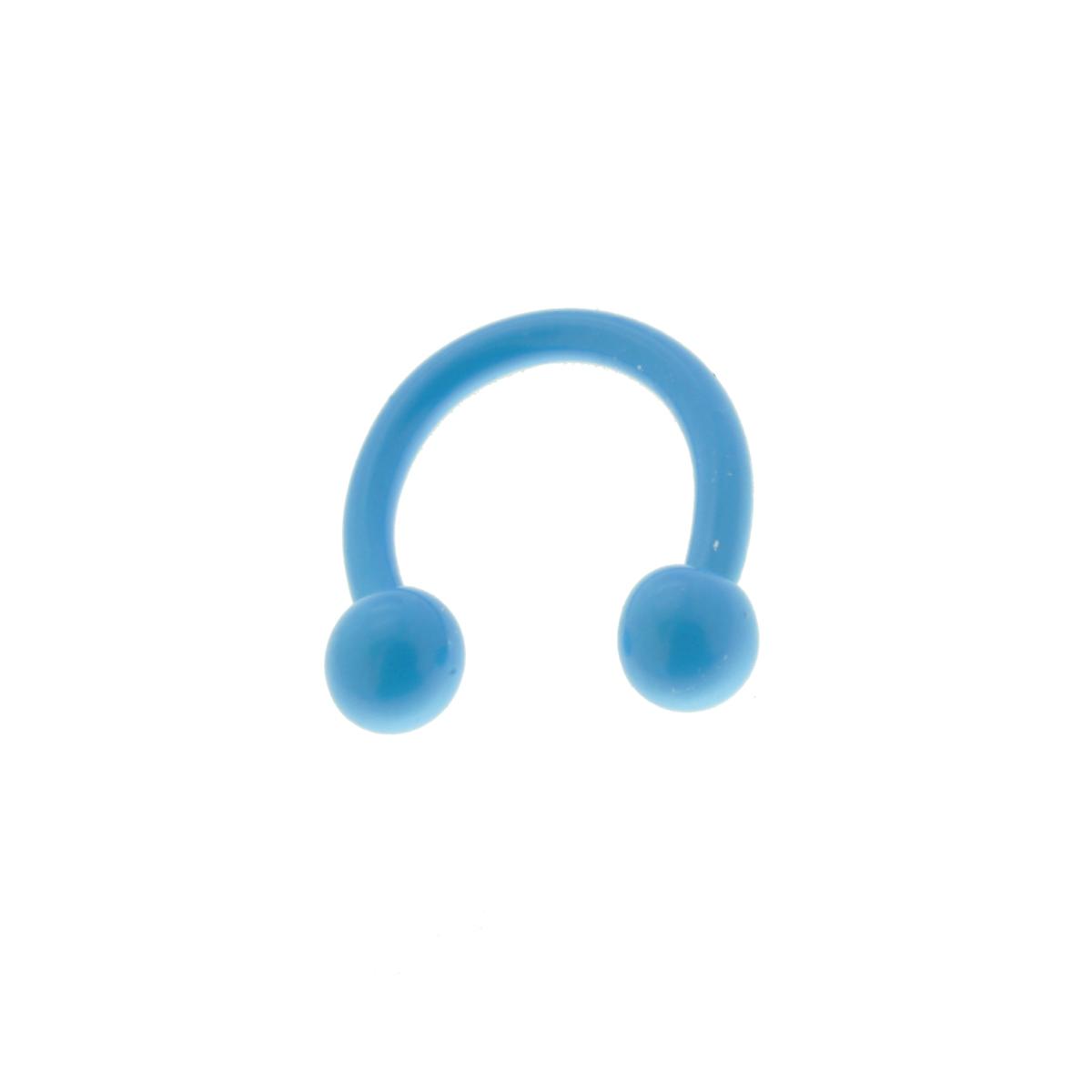 Body Piercing Circular Barbell mm 10 con Palline mm 3 Multicolor in ACCIAIO Chirurgico