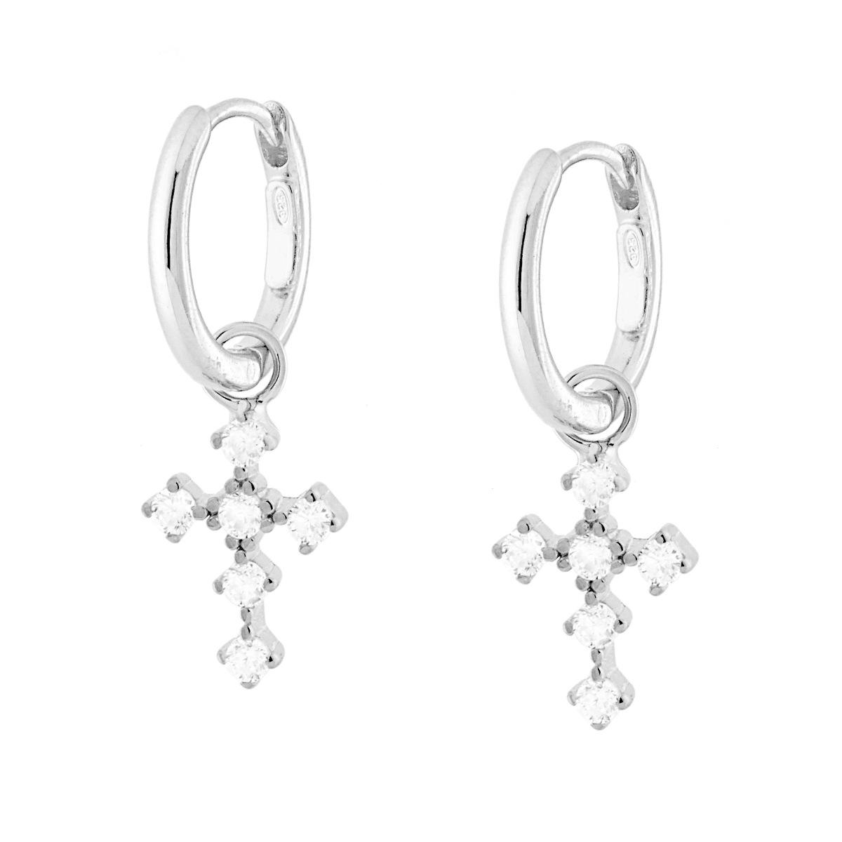 Anello Donna Cuore Orecchini Pendenti Cerchio In Argento Placcato - Foto 6