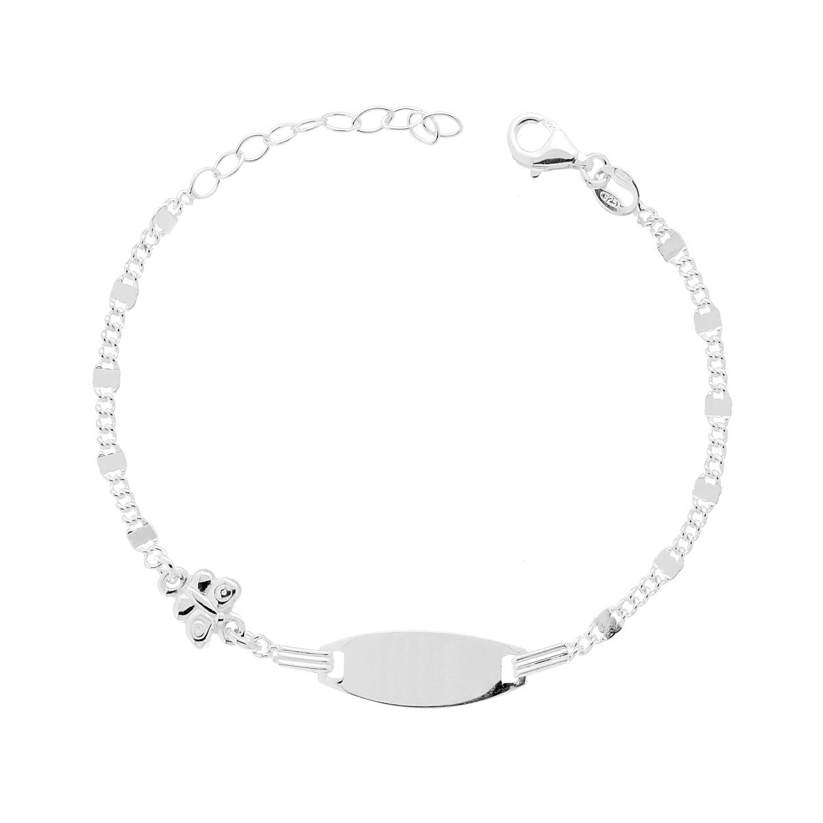 Braccialetto Bambino Argento 925 - Personalizzabile Con Nome, Per Battesimo O Comunione - Foto 10