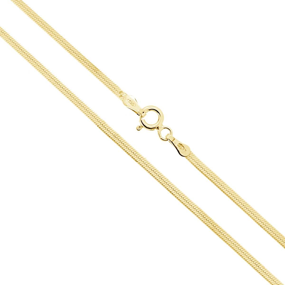 Catena Magik Diamantata 025 sezione mm 1.9 lunghezza cm 40 in ARGENTO 925 Galvanica Oro