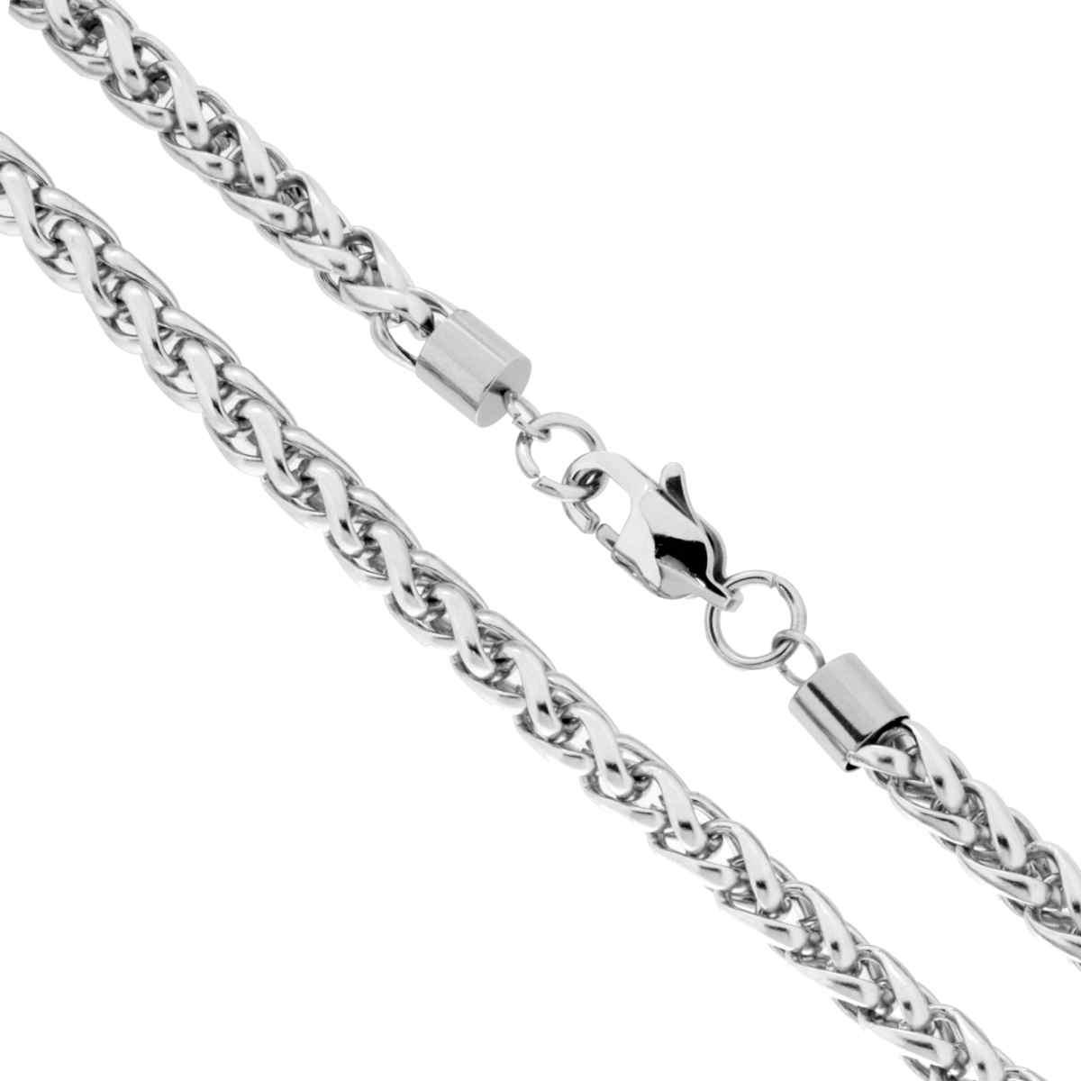 Catena Spiga sezione mm 4.6 lunghezza cm 60 in ACCIAIO