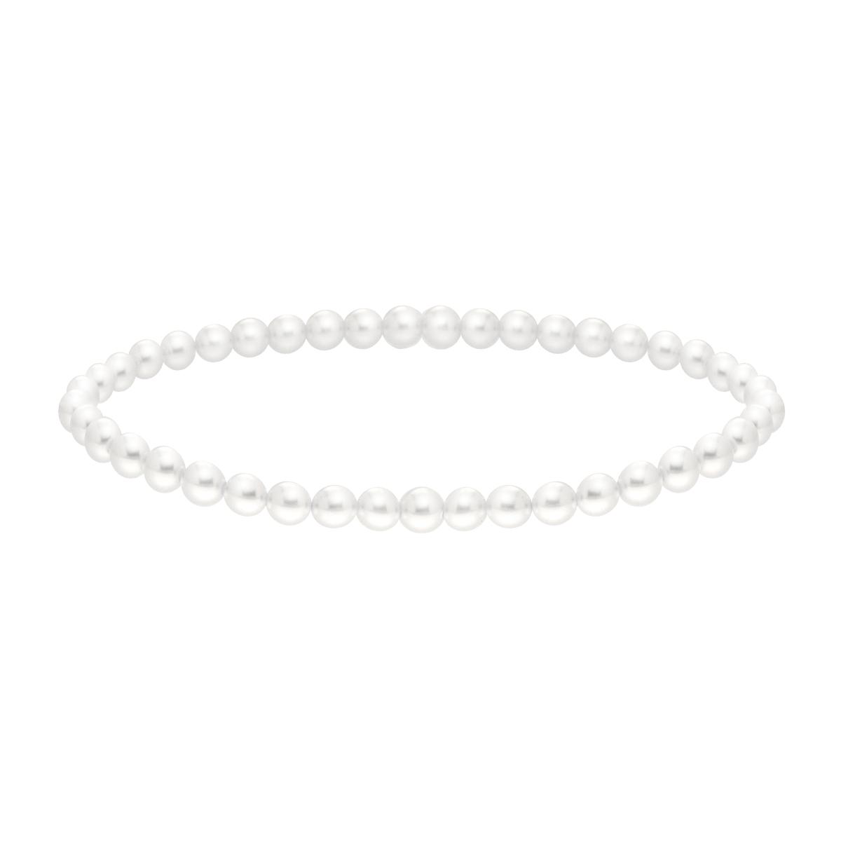 Bracciale elastico con Perle mm 4