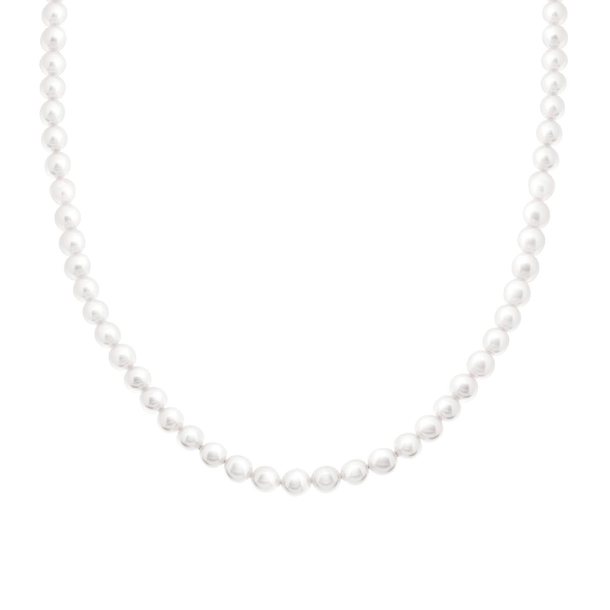 Collana con filo Perle mm 5 in ACCIAIO