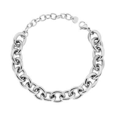 Bracciale Catena Forzatina mm 12 in ACCIAIO