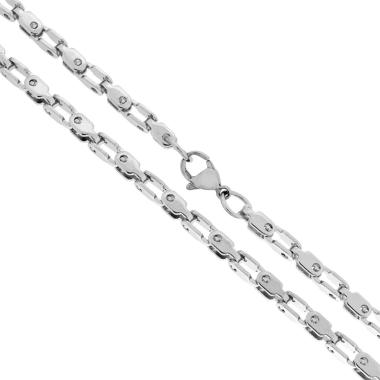 Catena Maglia Imperniata sezione mm 3.6 lunghezza cm 50 in ACCIAIO