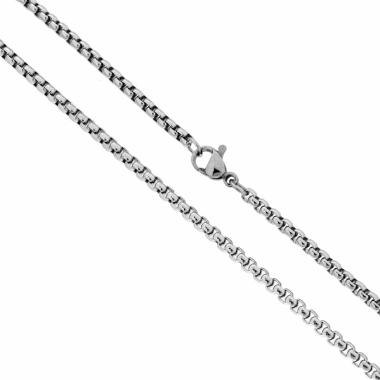 Catena Veneziana Tonda sezione mm 2.5 lunghezza cm 50 in ACCIAIO