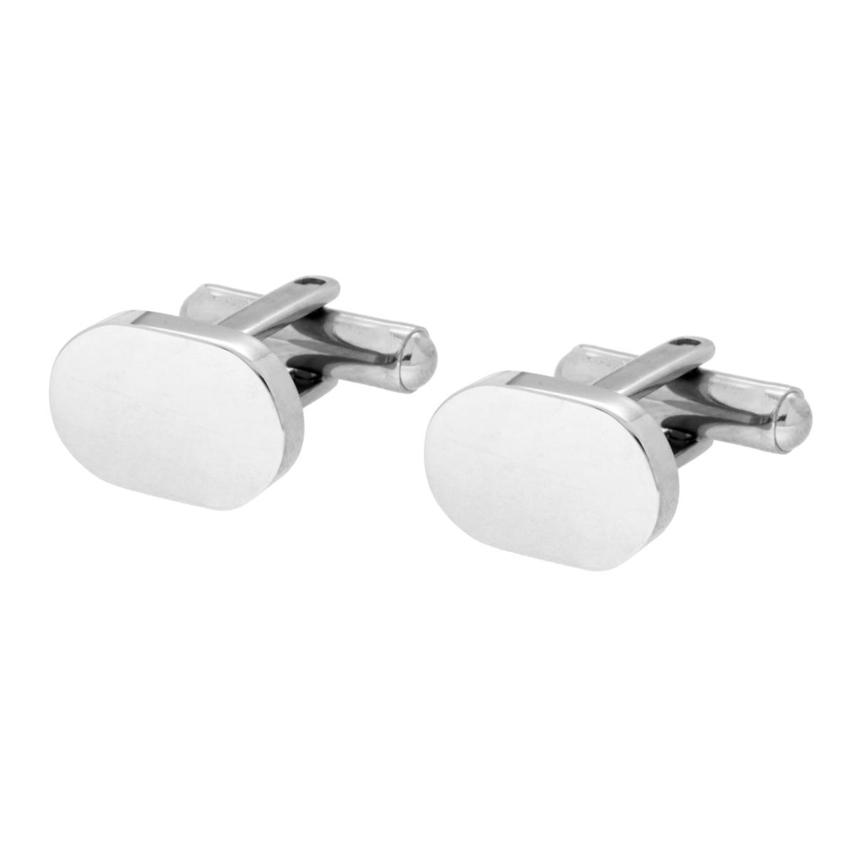 Accessori Gemelli Ovali in ACCIAIO