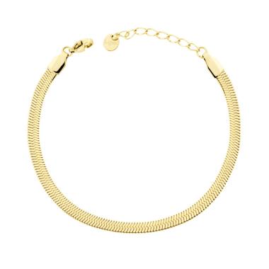 Bracciale Catena Magik mm 4 in ACCIAIO colore Oro