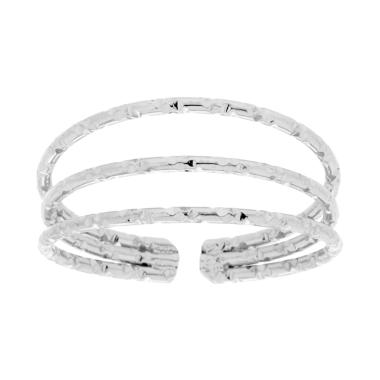 Anello Multifilo Diamantato in ACCIAIO