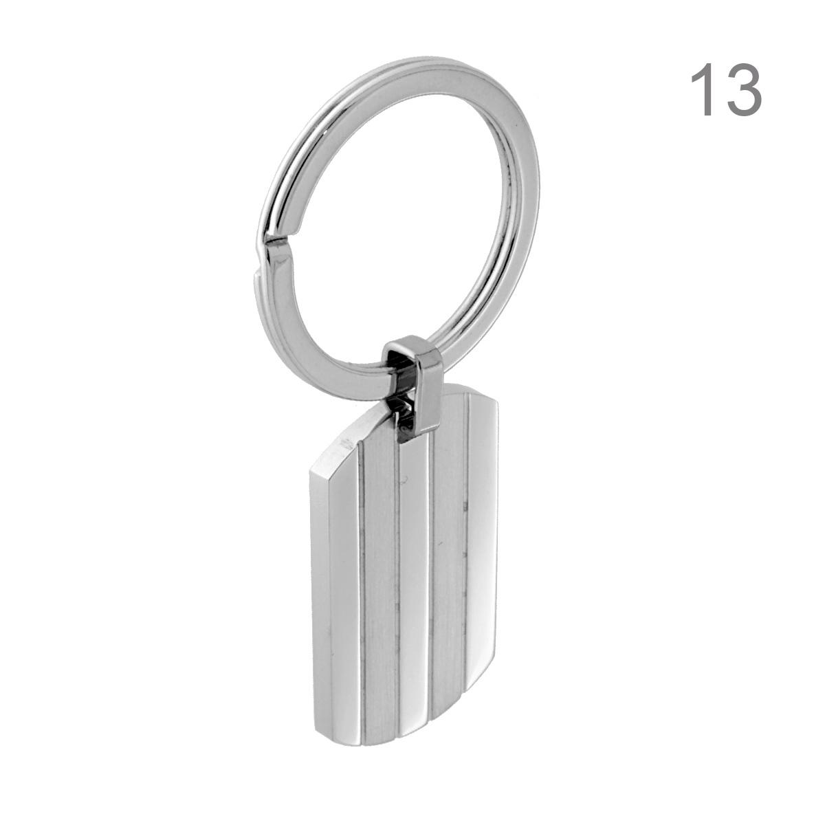 Portachiavi Uomo Donna ad anello e Moschettone in ACCIAIO